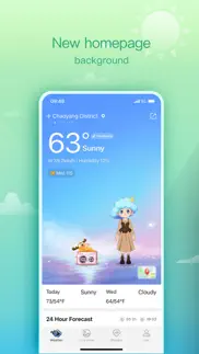 墨迹天气-mojiweather iphone screenshot 1