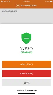 alarm.com iphone screenshot 2