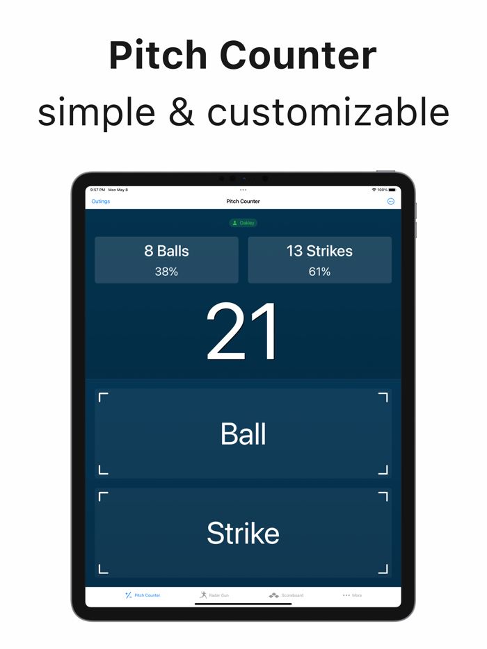 Pitch Counter and Radar Gun