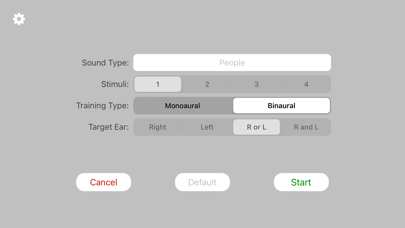 Auditory Training Screenshot