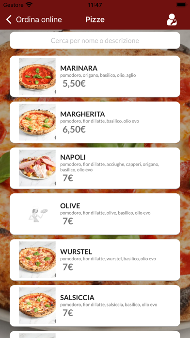 Pizzeria Donna Rosa Screenshot