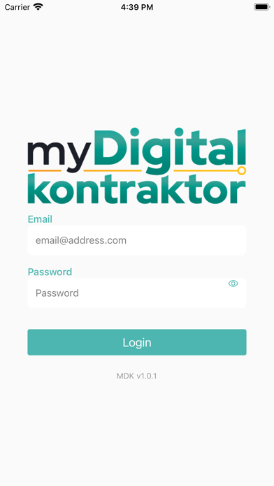 myDigital kontraktor Screenshot