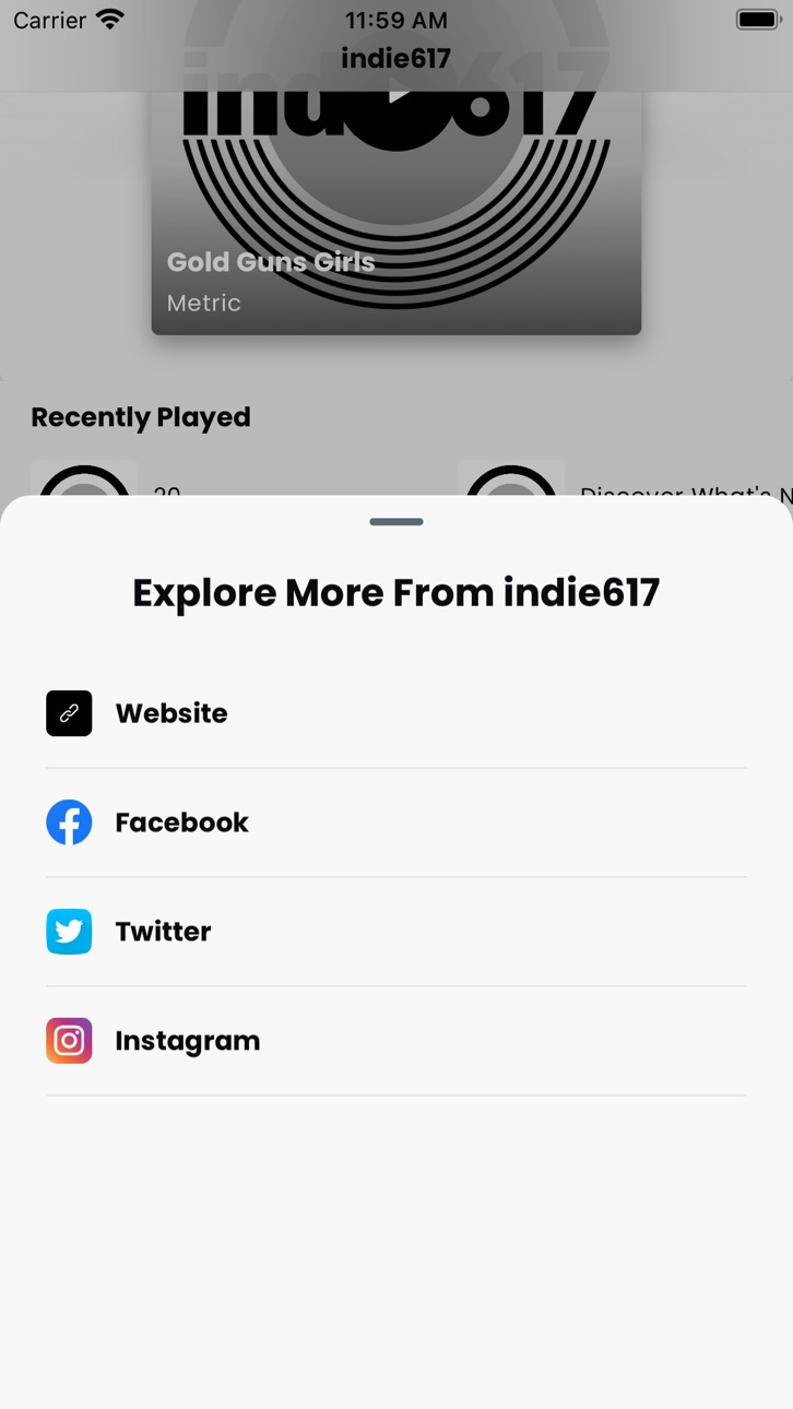 iPhone screenshot