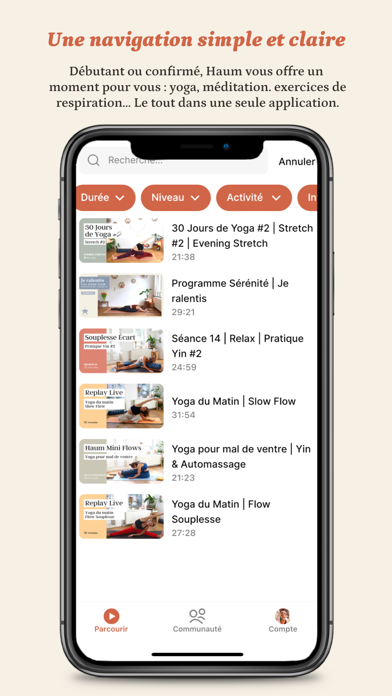 Haum Yoga Screenshot