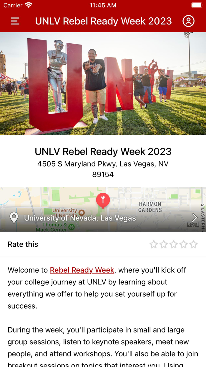 UNLV Rebel Ready Week 2023