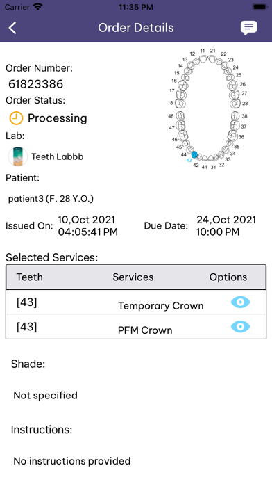 Mina Dental Screenshot