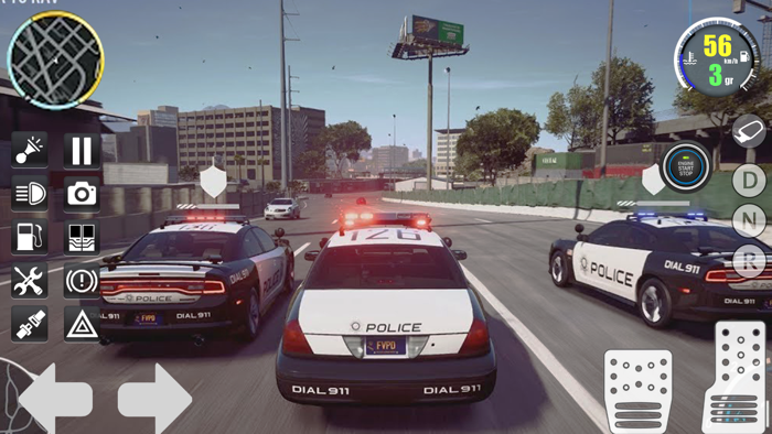 Police Simulator Cop Car 2023