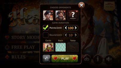 Hearts HD: Classic Card Game Screenshot
