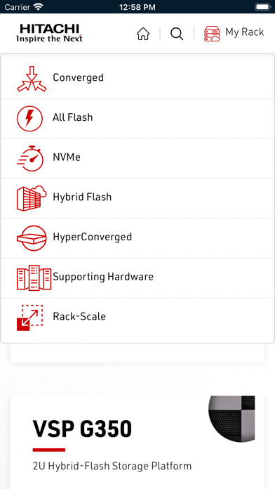 Hitachi Vantara Virtual Rack screenshot 2