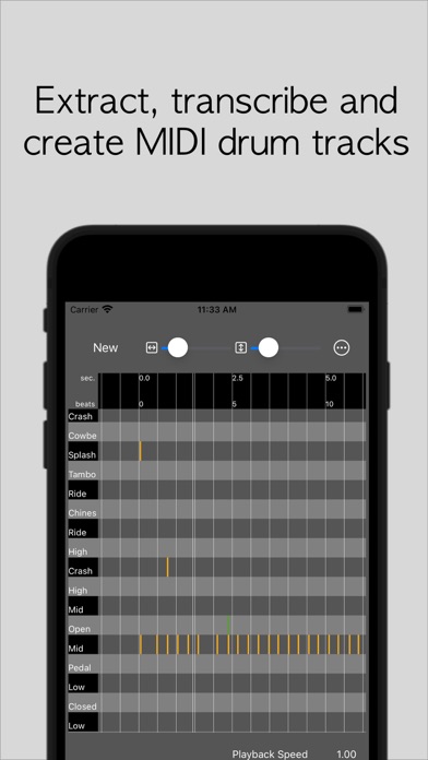 Drums Transcriber Screenshot