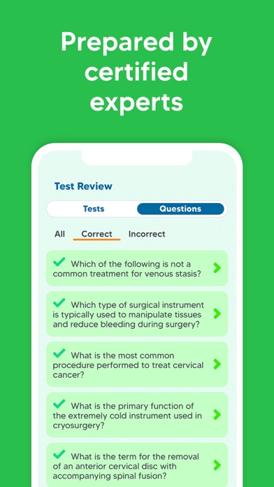CST Surgical Technologist Exam Screenshot