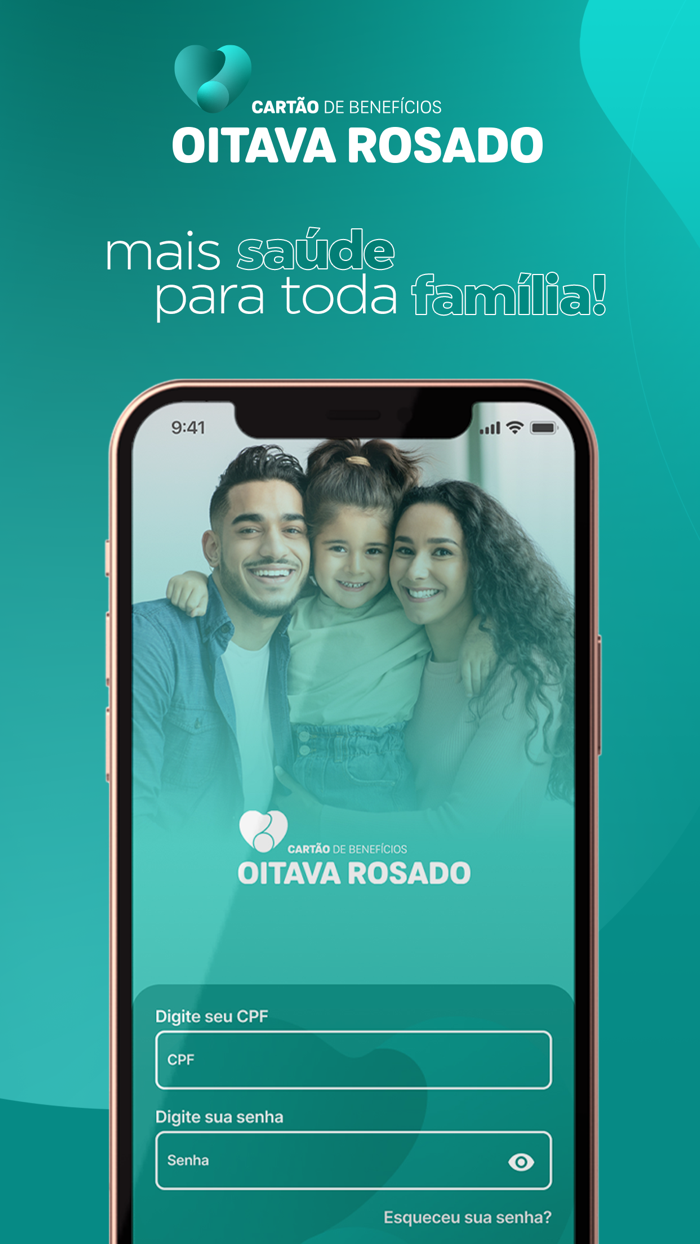 Cartão Oitava Rosado