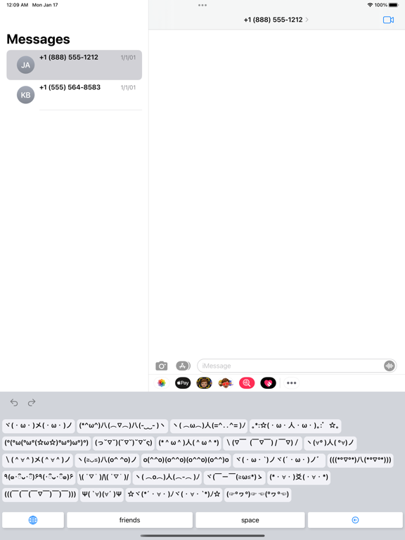 Emoticon - Text Faces Keyboard screenshot 2