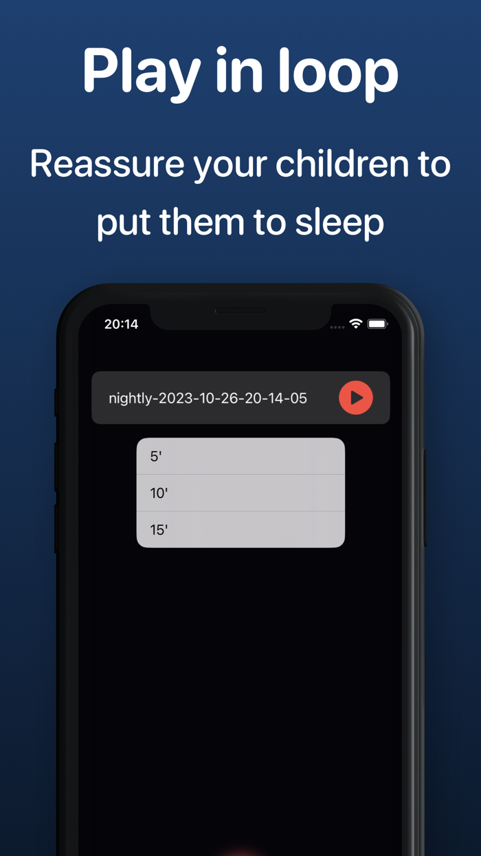 Baby Night record voice loop