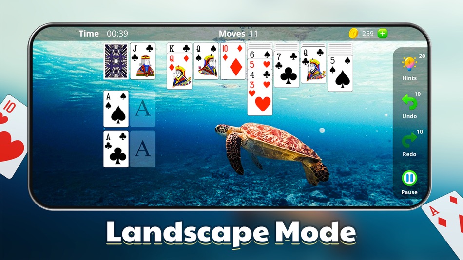 #4. Solitaire - 4 in 1 Solitaire (iOS) 由: Yarsa Labs