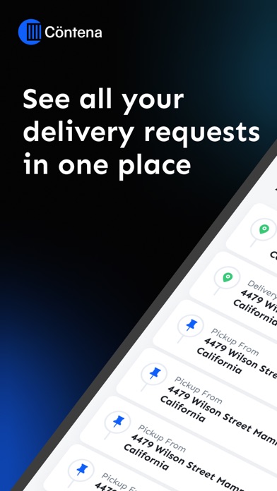 Contena Driver App Screenshot