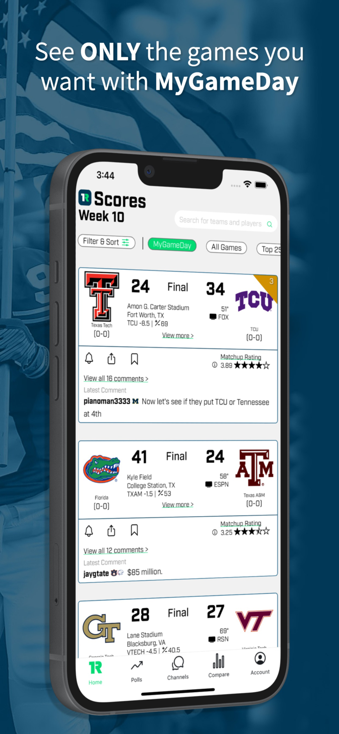 Ranked College Sports