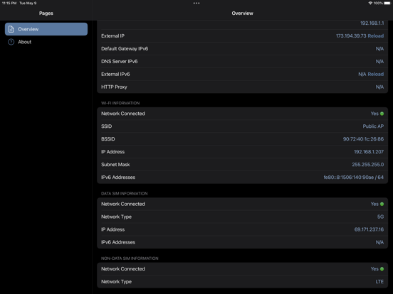 System Status: hw monitor iPad app afbeelding 2