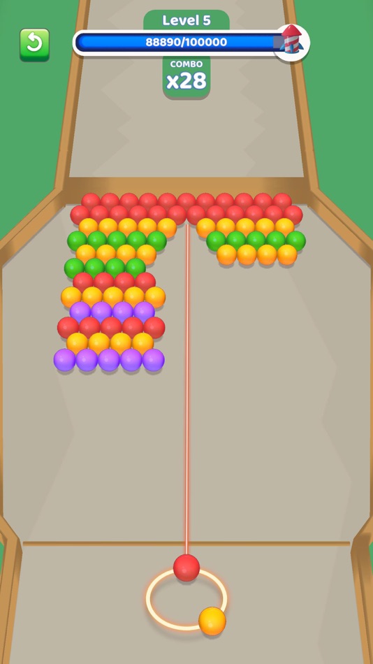 #10. Collapse Bubbles (iOS) 由: Bugbomb