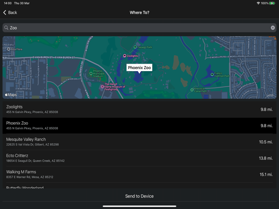 Garmin Drive™ iPad screenshot 5 - Navigation app