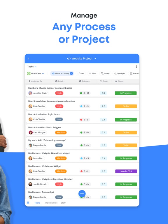 SmartSuite App iPad screenshot 3 - Productivity app