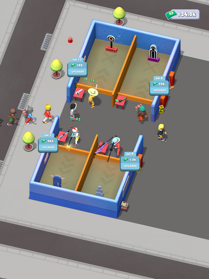 Shooting Area - Idle Clicker