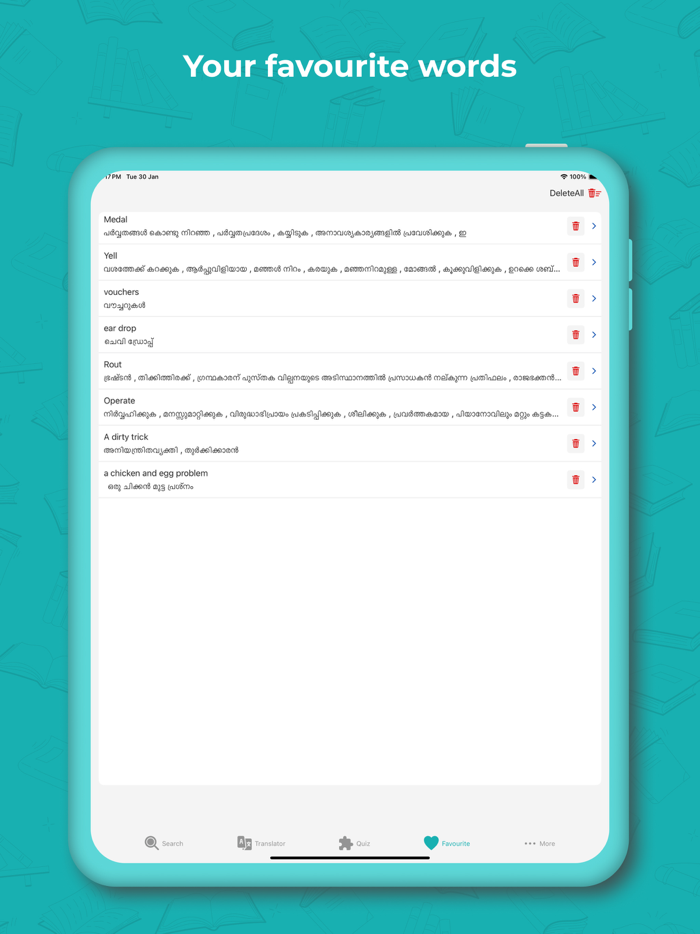 Malayalam Dictionary and Trans.