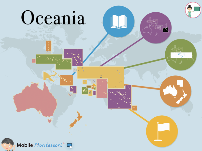Oceania - Montessori Geography