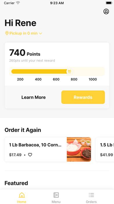Rios Barbacoa Helotes TX iPhone screenshot 1 - Food & Drink app