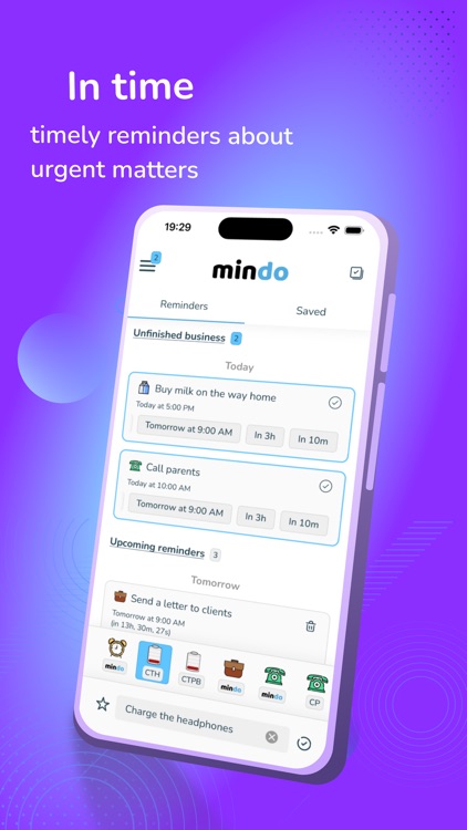 mindo - your to do reminders