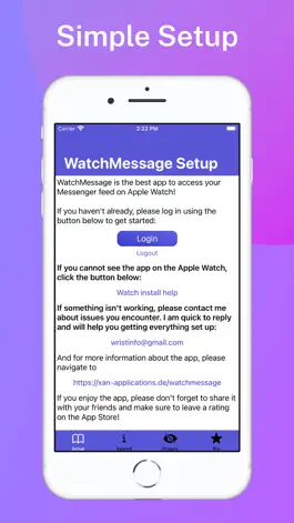 Game screenshot WatchMessage for Messenger hack