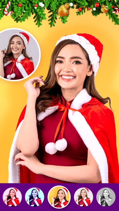 Christmas Photo Frame + Wishes Screenshot