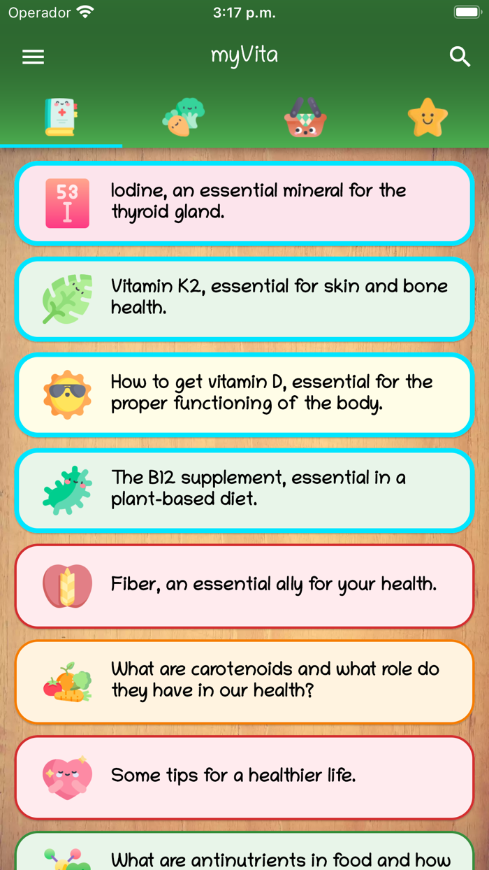 myVita Plant based diet