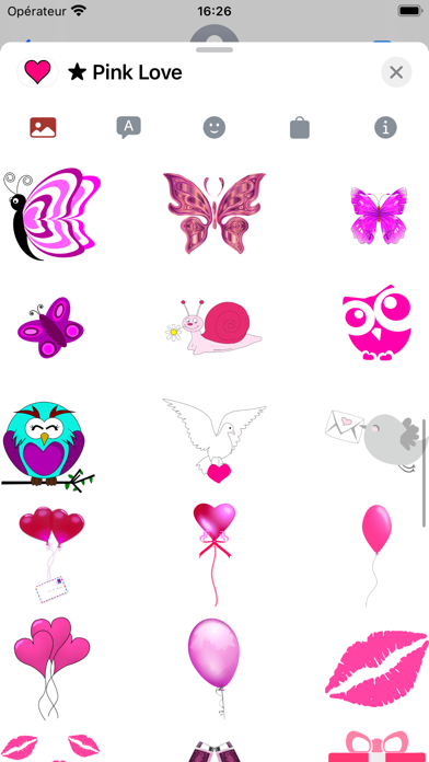 ピンクの愛 • Emoji and stickersのおすすめ画像3