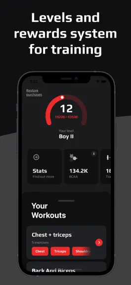 Game screenshot BCAA - fitness planner & log apk