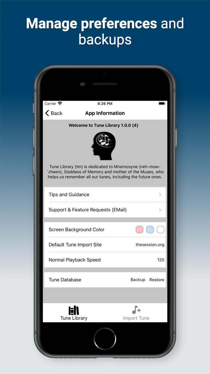 Tune Library - Mnemosyne