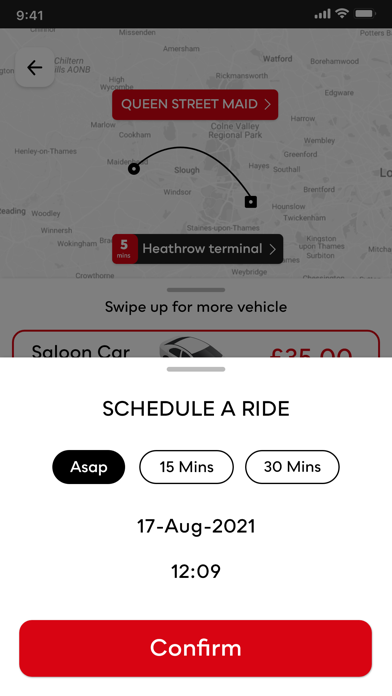 OnTime Cars. Screenshot