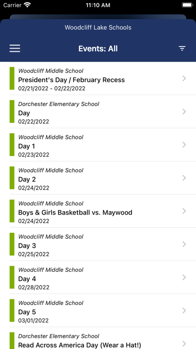 Woodcliff Lake School District Screenshot