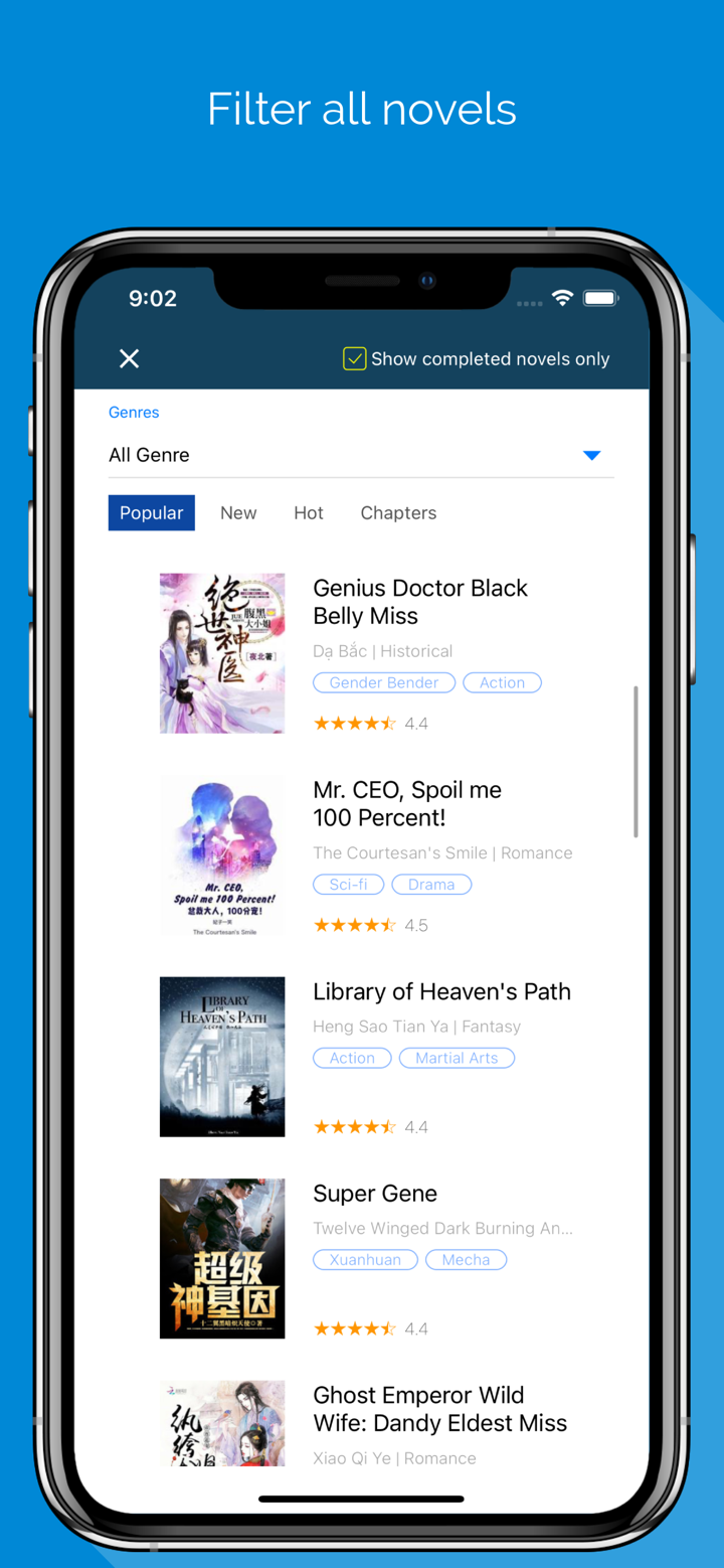 NovelReader - World of Novels screenshot 3