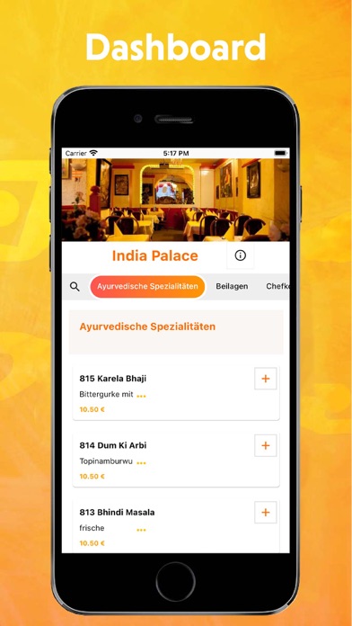 India Palace Restaurant Screenshot