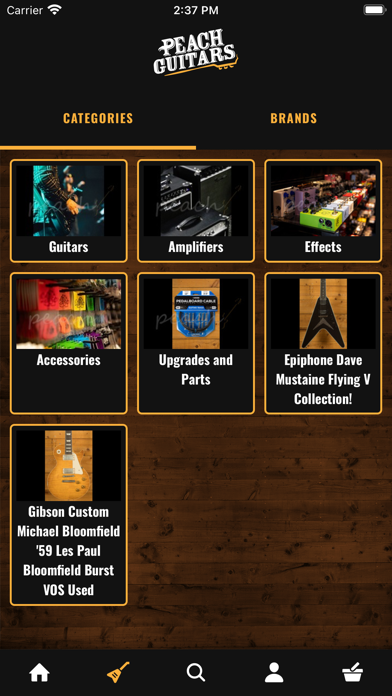 Peach Guitars Screenshot