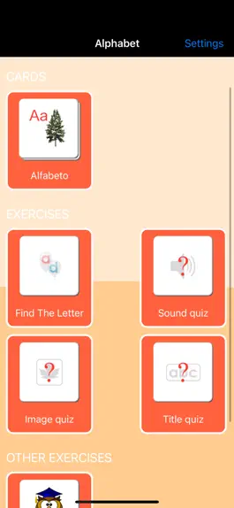 Game screenshot Spanish Alphabet Cards & Quiz mod apk