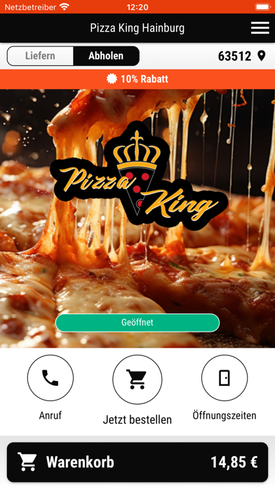 Pizza King Hainburg Screenshot
