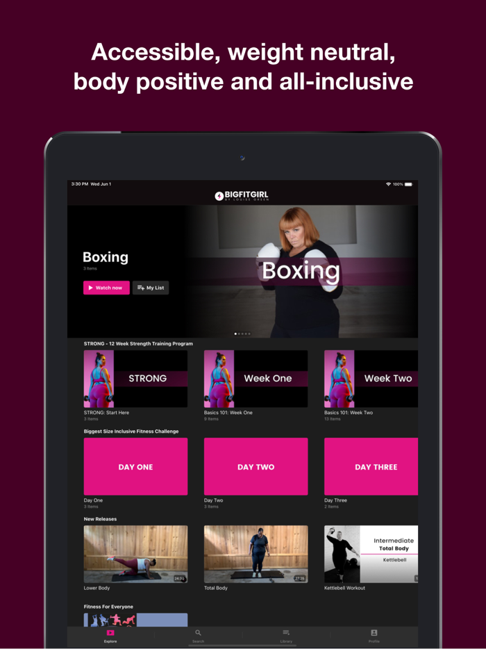 BIG FIT GIRL by Louise Green