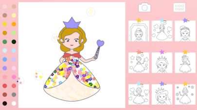 Princess Coloring Kid Toddler Screenshot