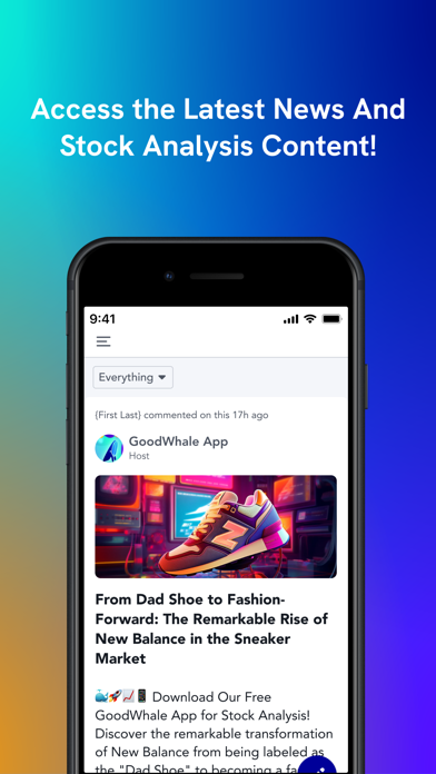 GoodWhale: Community Screenshot