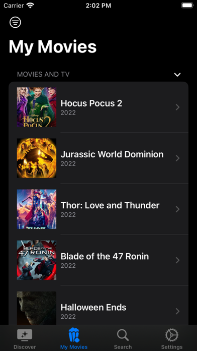 Movie Night - TV & Movies Screenshot