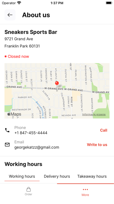 Sneakers Sports Bar Screenshot