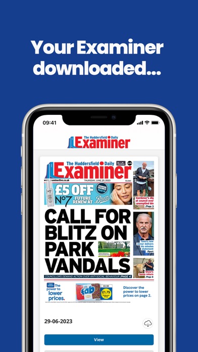 The Examiner Newspaper Screenshot
