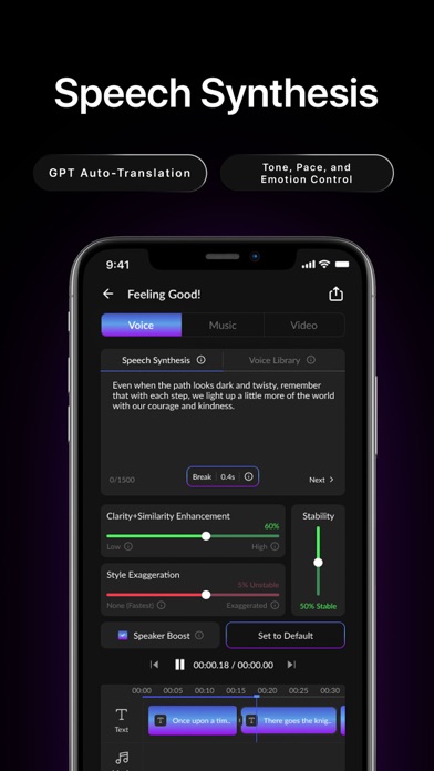 Voice Air Multimedia App screenshot n.1